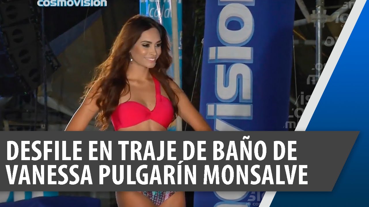 Vanessa Pulgarín Monsalve. Desfile en Traje de Baño en Cosmovisión Real 2016
