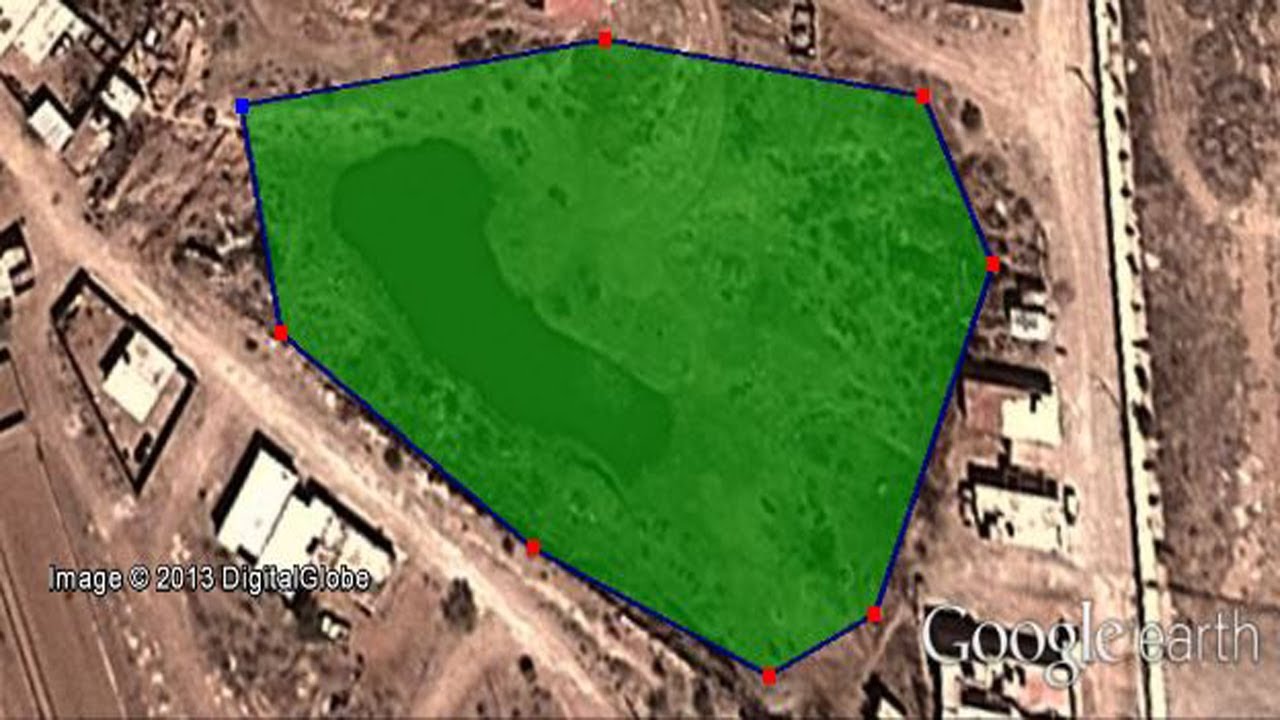 Como Calcular el área en google earth👉trazar poligono