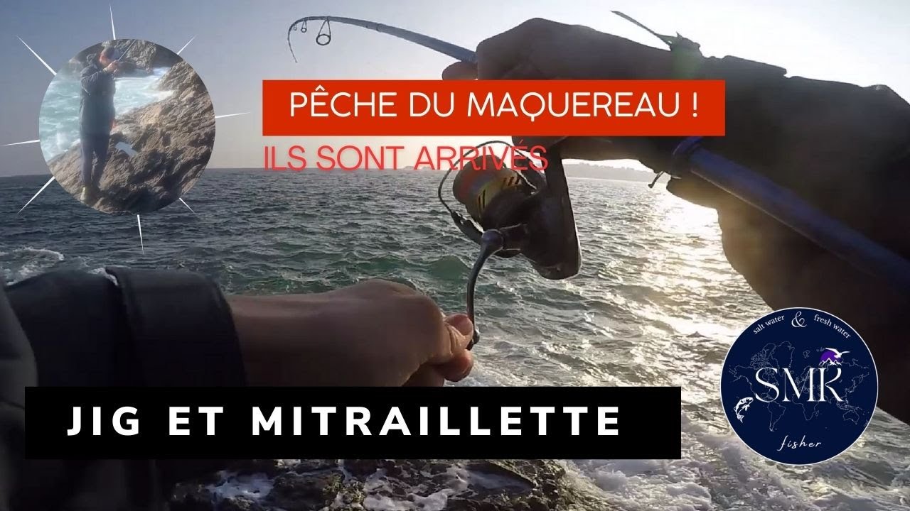On pêche du bord de mer le MAQUEREAU en Bretagne. Cette technique simple est ultra EFFICACE !