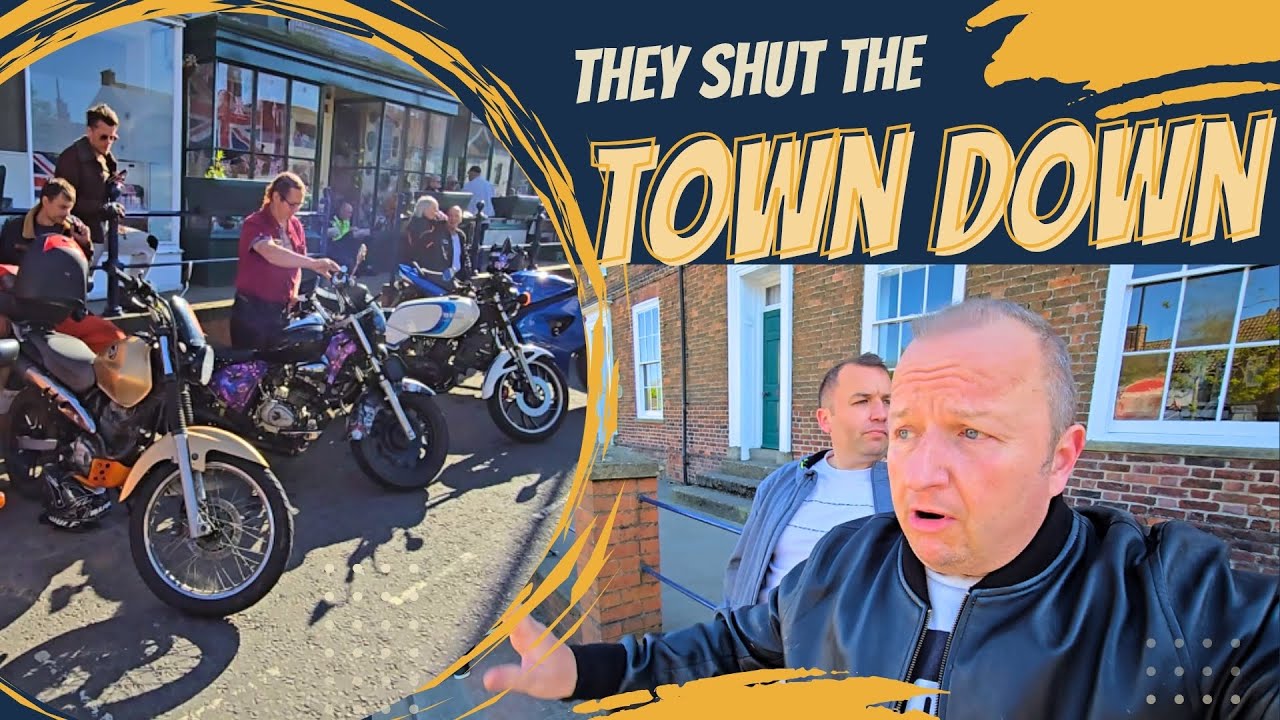 Main Road SHUT DOWN as Hundreds of Motorcycles Take Over Spilsby!