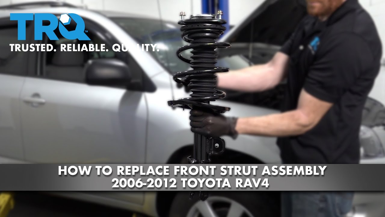 Как заменить переднюю стойку в сборе на Toyota RAV4 2006-2012 гг.