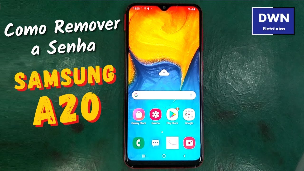 REMOVER SENHA DO USUÁRIO SAMSUNG A20