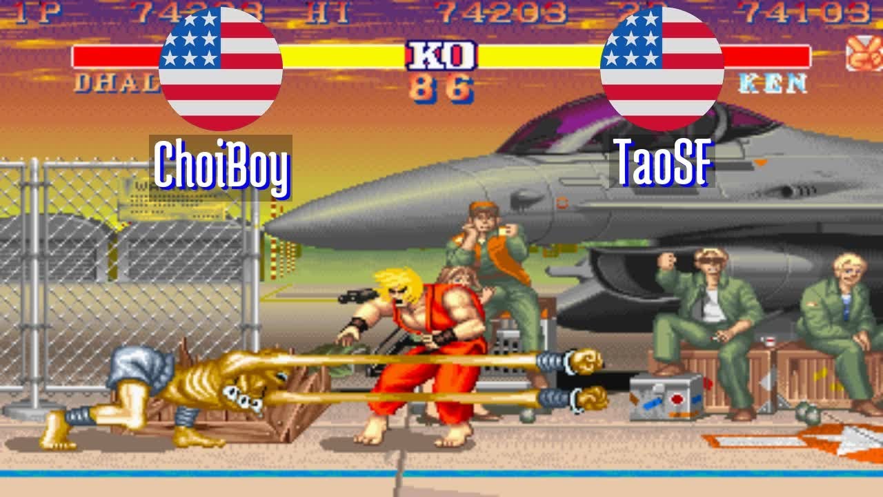 FT3 @sf2hf: ChoiBoy (US) vs TaoSF (US) [Street Fighter II Hyper Fighting Fightcade] Feb 3