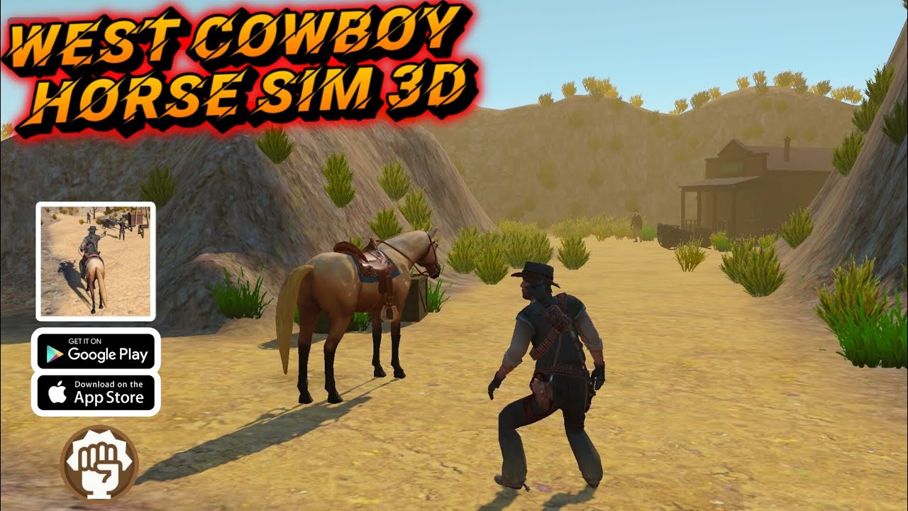 West Cowboy Horse Sim 3D Gameplay | West Cowboy Horse Sim 3D Android iOS Mobile Gameplay Walkthrough