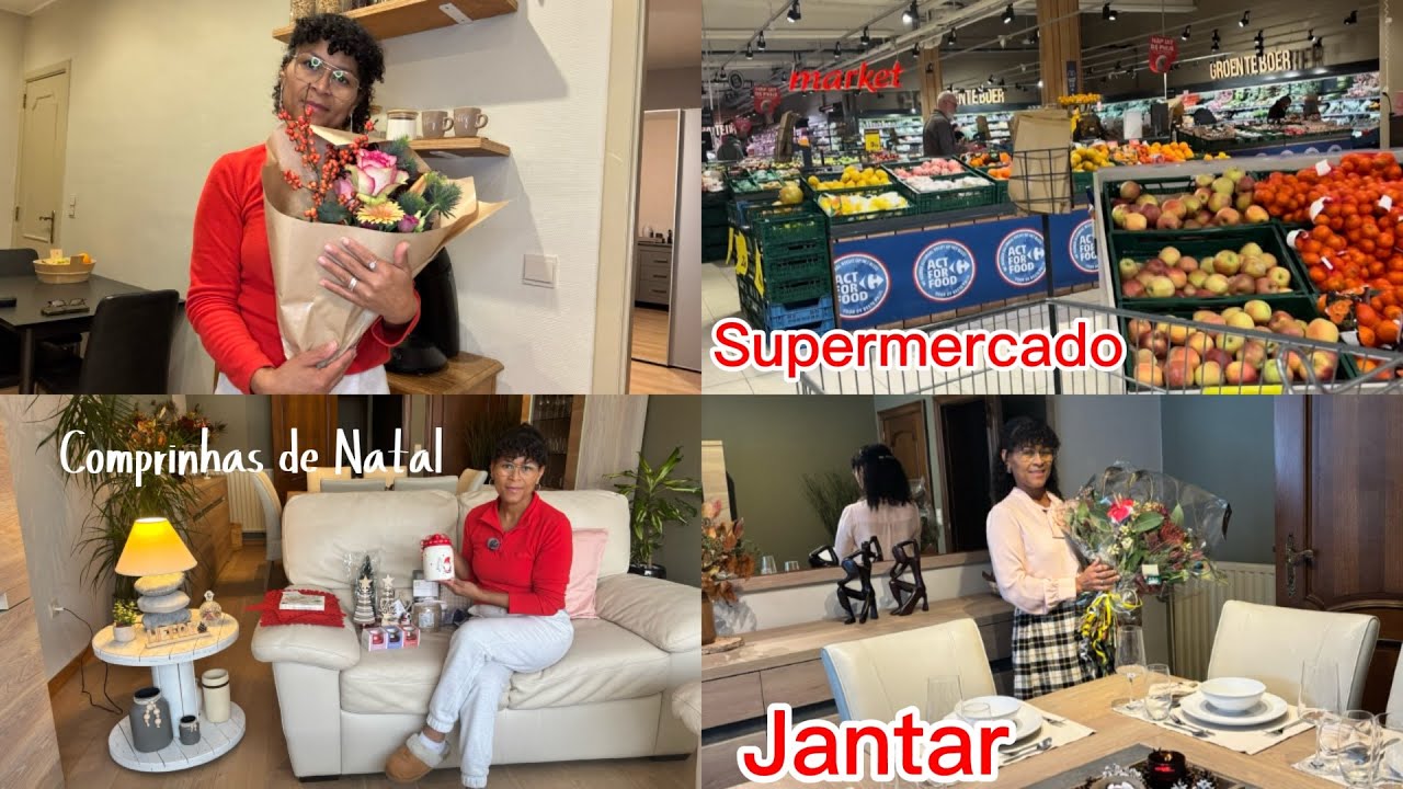Vlog de fim de semana ✨Preparando jantar + Comprinhas de Natal 🎄 