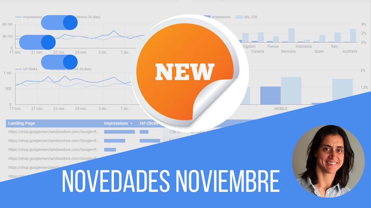 Google Data Studio, insertar vídeos, documentos, informes, URL Web. - Novedades Noviembre 2018 -