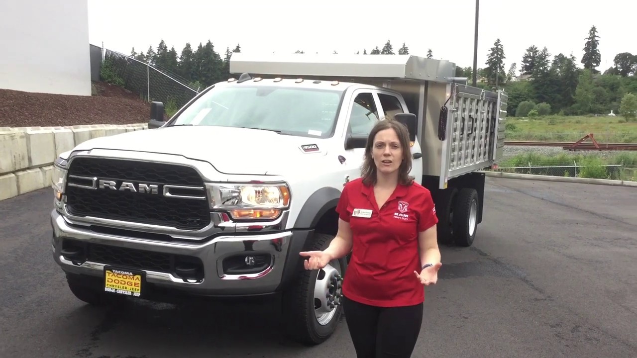 RAM 4500 Crew Tradesman with an Eby Landscape dump body