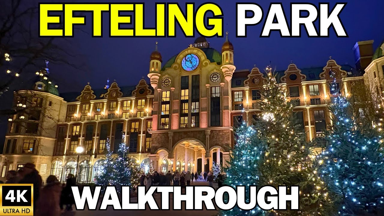This Winter Efteling 2025 Walkthrough Feels Like a Fairytale ✨❄️ | 4K POV