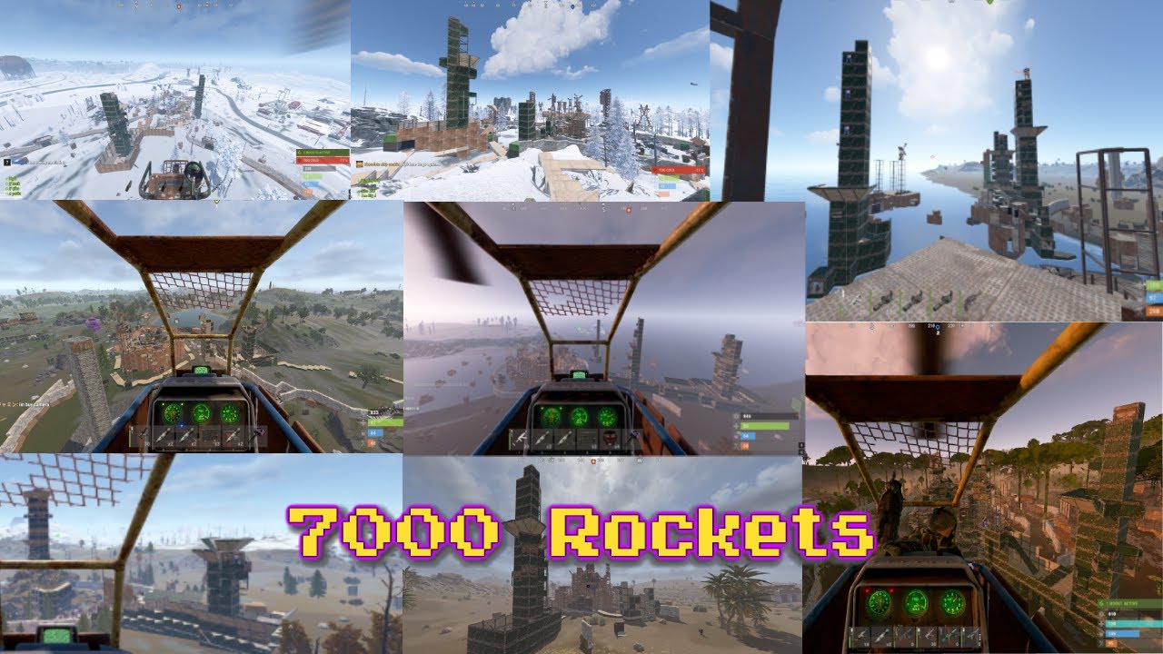 LOOT TOUR - ATLAS EU 2X QUAD - 7K ROCKETS SHOT - 45K HOUR QUAD