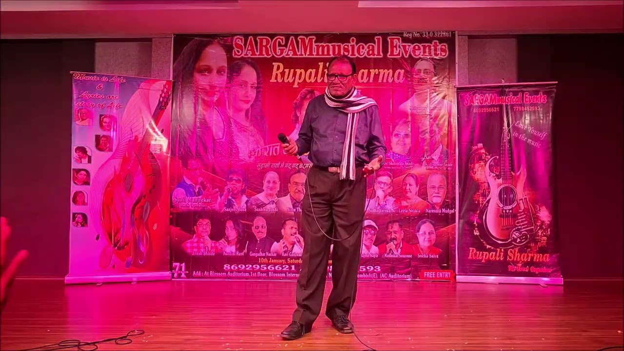 Akele Hain chale Aao male version Song by Dr Digambar Tayde ji 