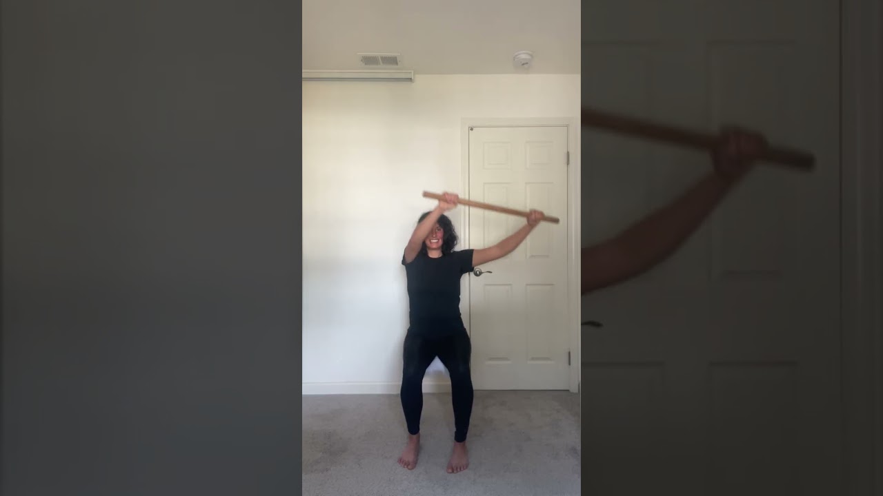 Examples of Arm Exercises with a Dowel 