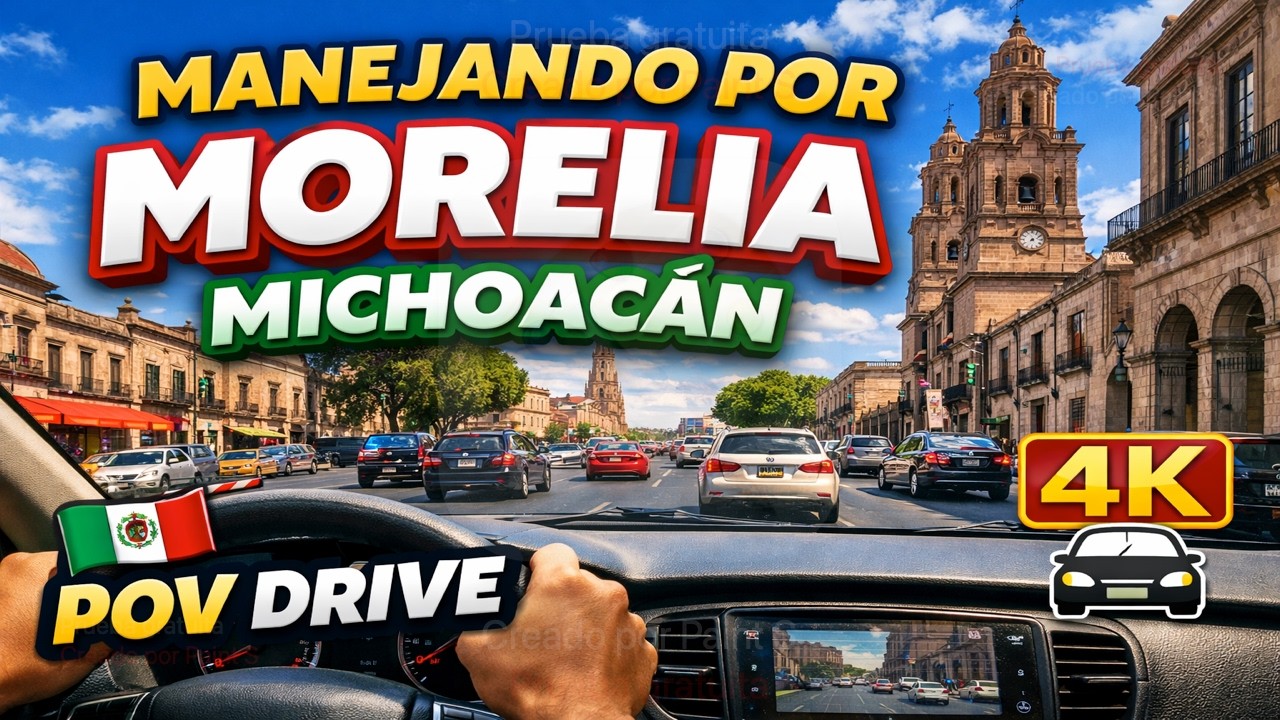 POV DRIVING Paseo por Morelia / Driving Morelia Mexico 4K