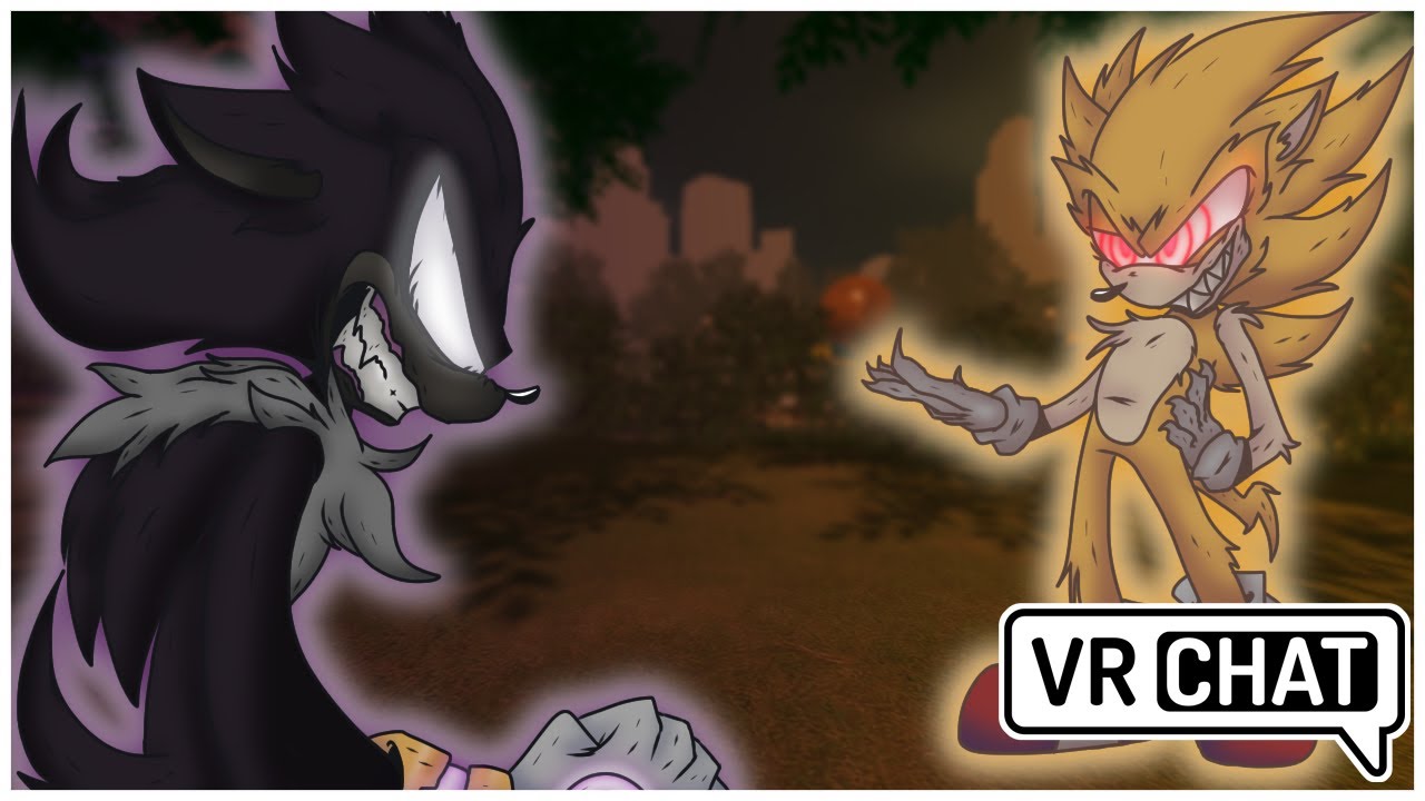 Fleetway Sonic Turns Silver Dark! (VR Chat)