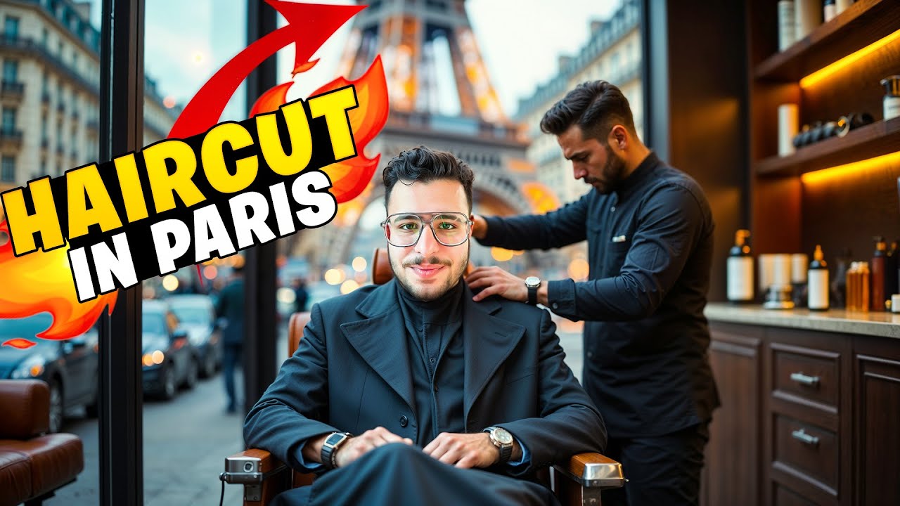 “Haircut in Paris on a Student Budget 🤑 | France Living Experience 🇫🇷”