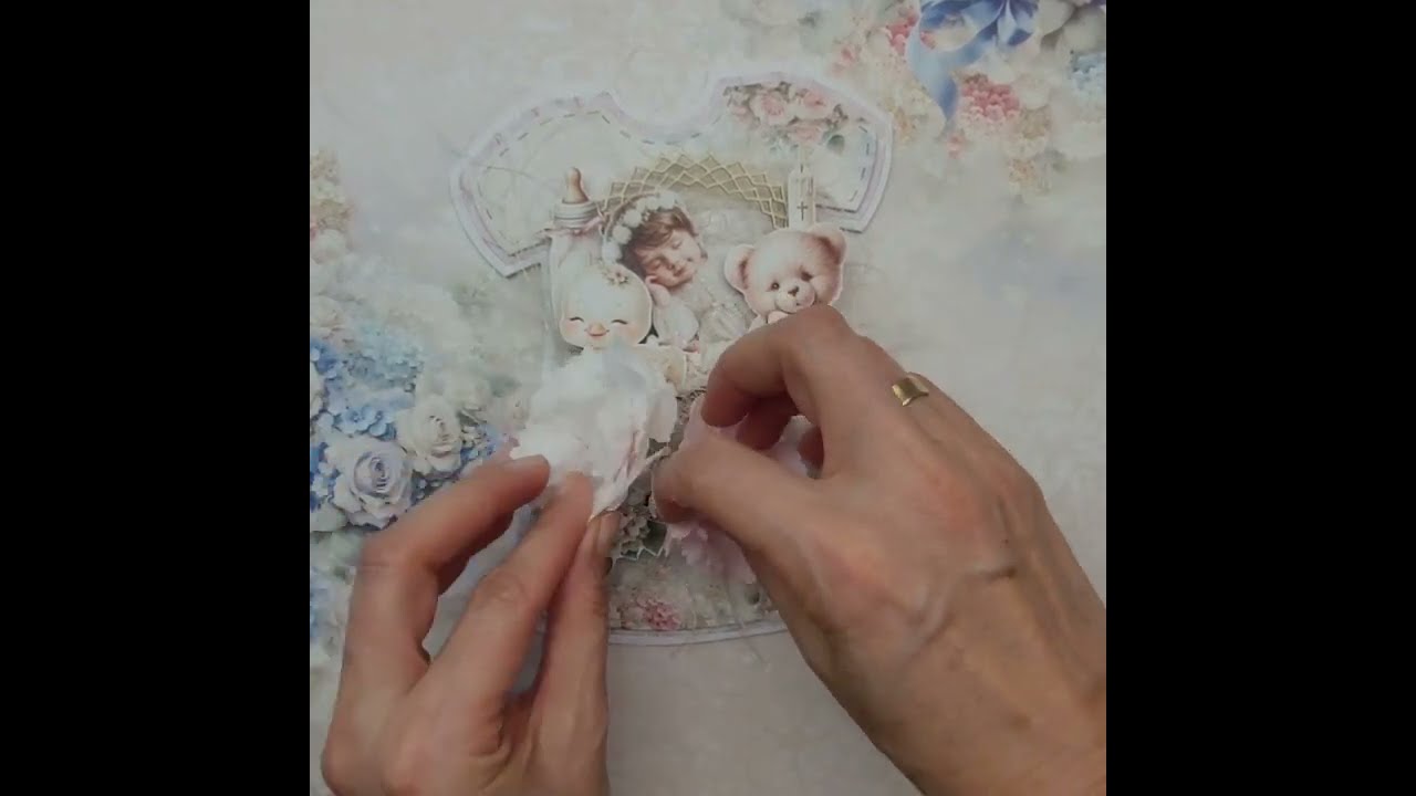 Kartka sukienka na chrzest - tutorial  #diycraft #chrzest #baptism #tutorials #handcrafts