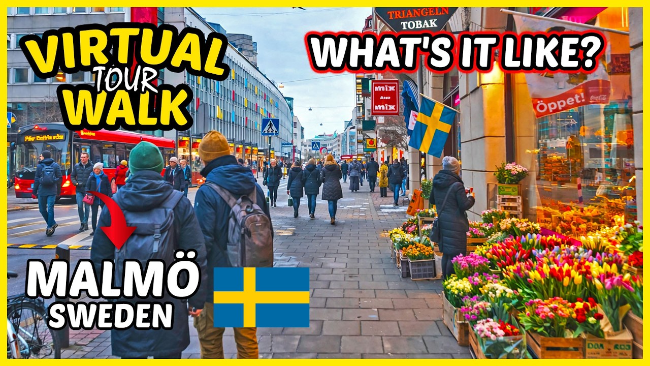MALMÖ, SWEDEN 🇸🇪 | Winter Walking Tour in February