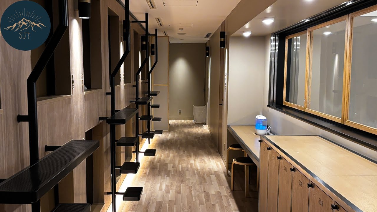 Brand New Capsule Hotel in Tokyo Japan 2024 | CAFE/MINIMAL HOTEL OUR OUR |
