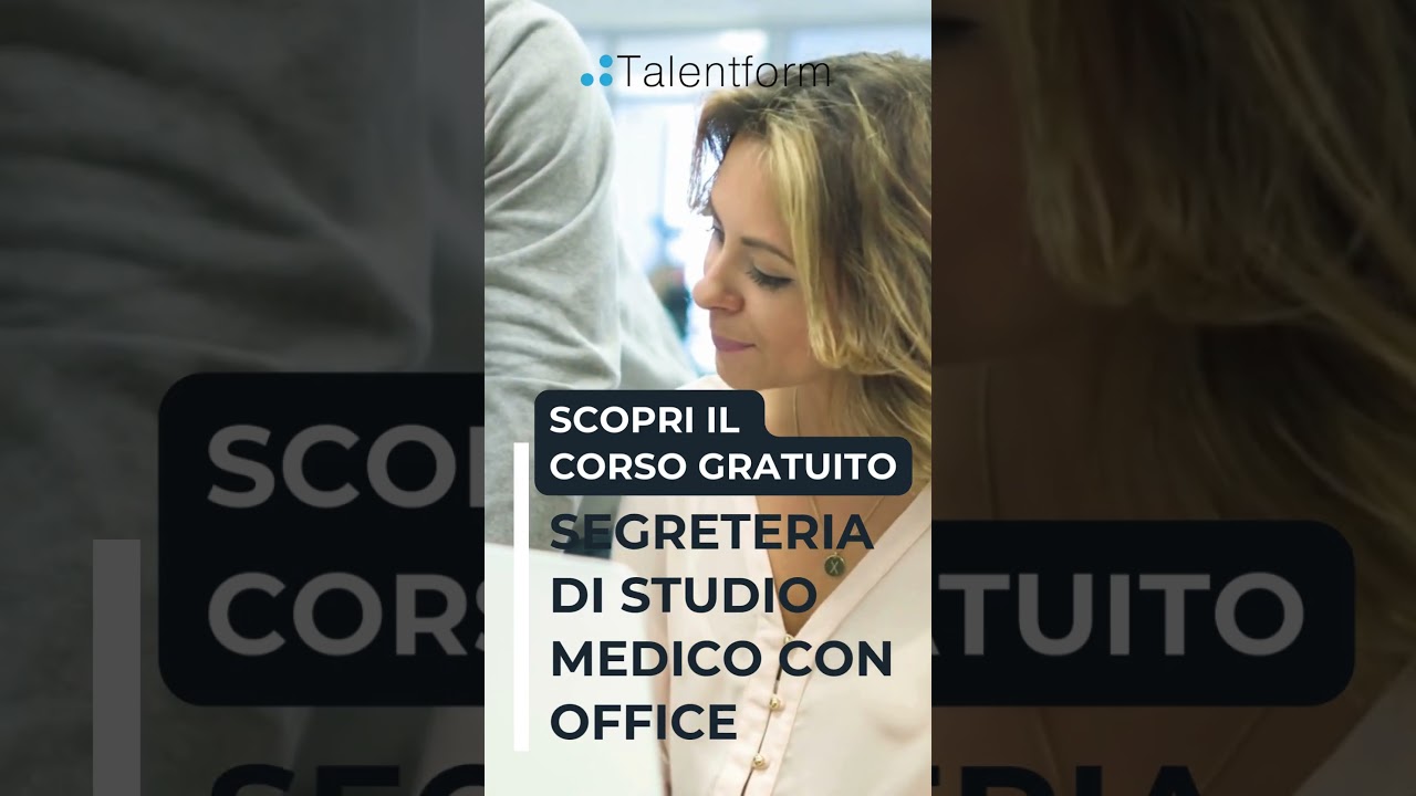Segreteria di Studio Medico con Office (corso GRATUITO online, full time)