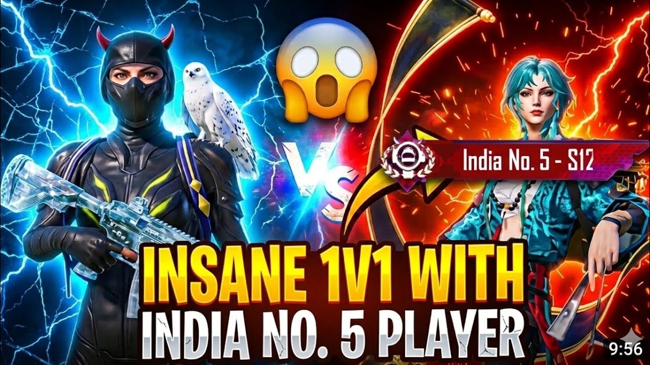 India's #5 challenged Me. 1v1 shotgun💀