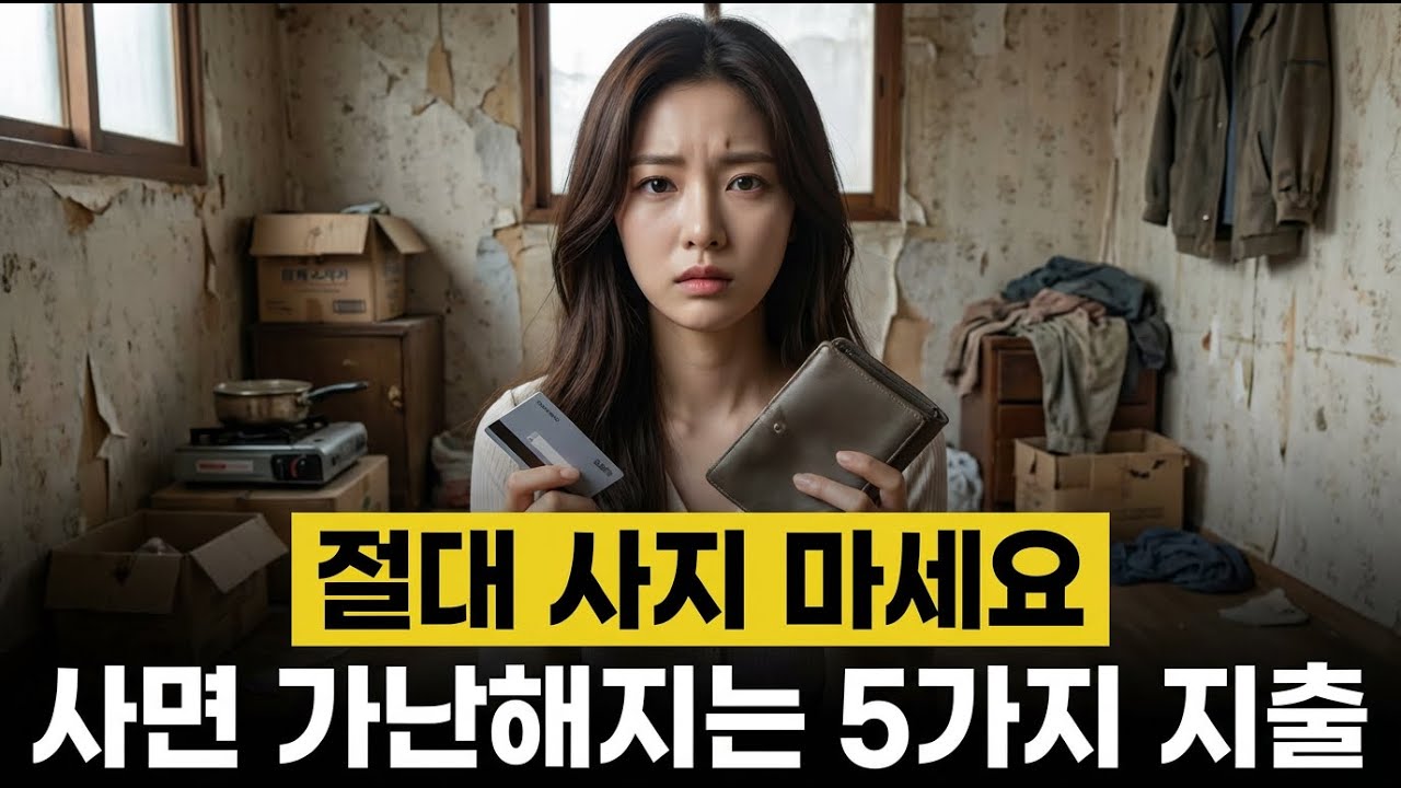 부자들은 절대 안 사는 것들, 딱 5가지만 끊으면 달라집니다 | 시사 애니메이션