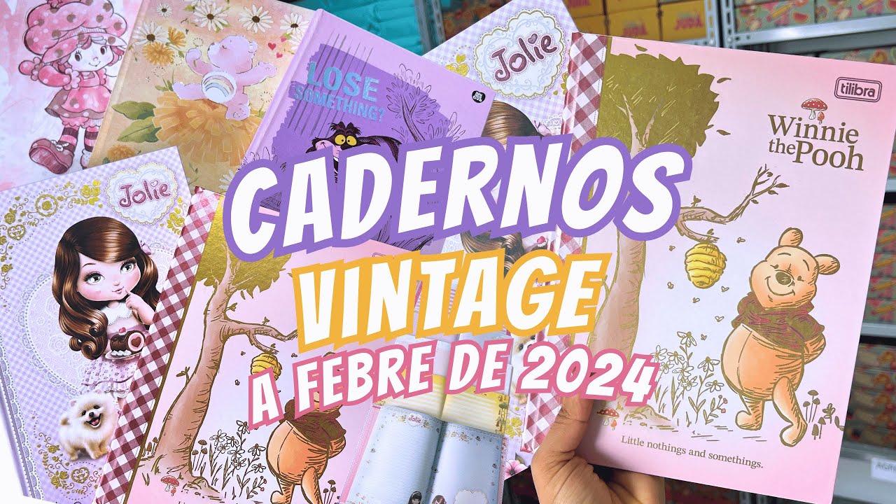 CADERNOS VINTAGE: A MAIOR FEBRE DE 2024