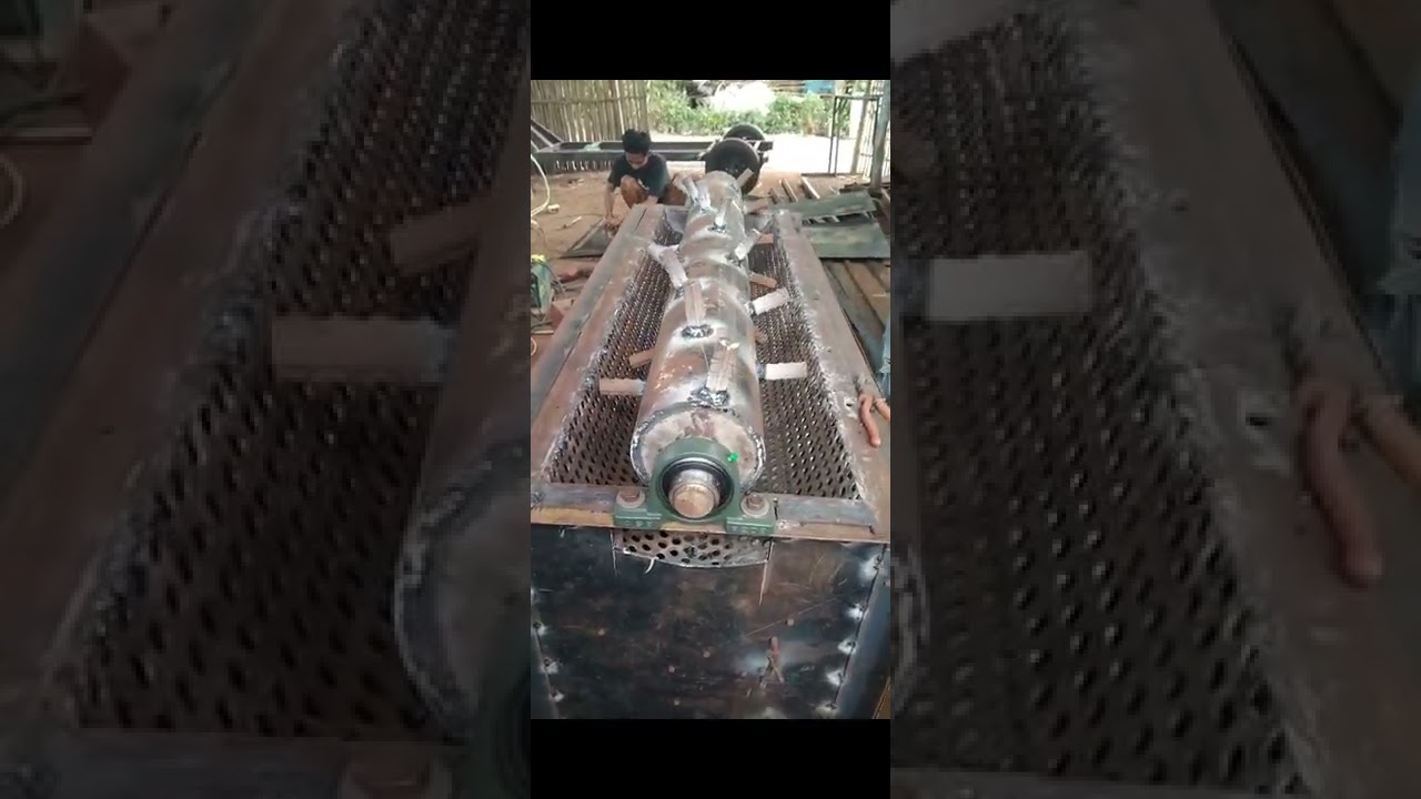 proses pembuatan mesin multi fungsi perontok jagung dan padi roda 3, info 082330217285