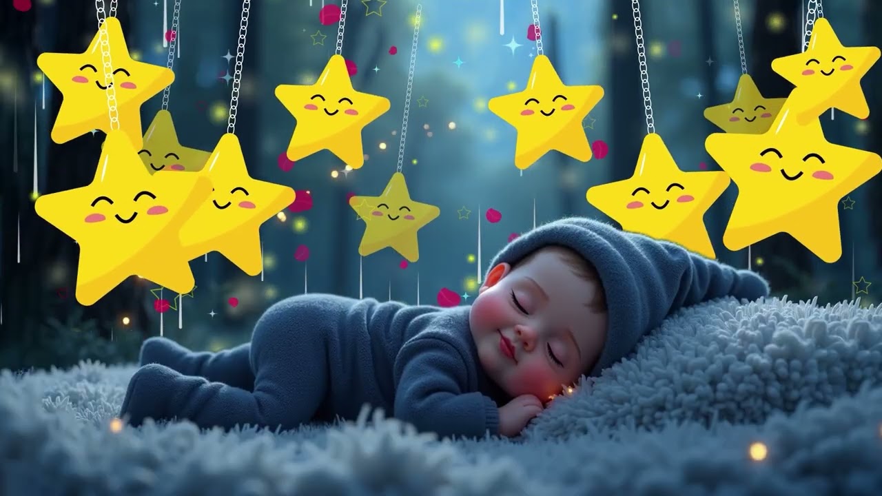 Mozart Brahms Lullaby 💤 Soothing Baby Music🎵 Sleep Instantly in 3 Minutes 🌙 Overcome Insomnia