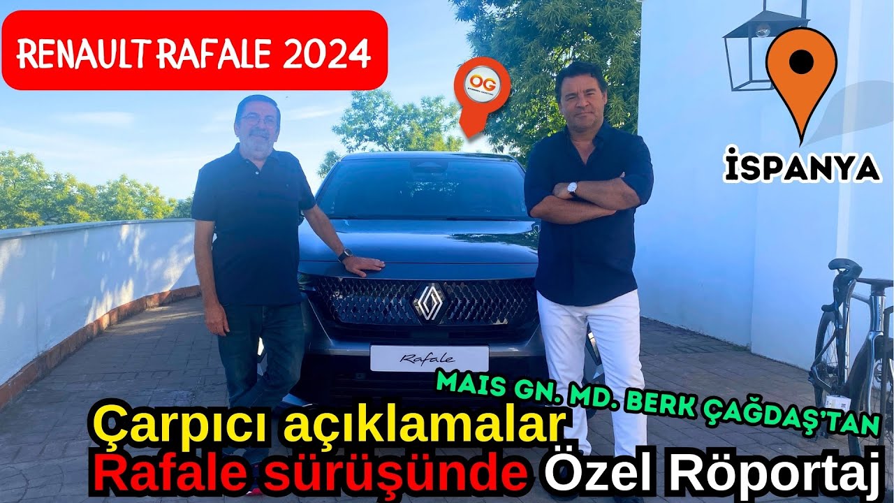 Mais Gn. Md. Berk Çağdaş’tan çarpıcı açıklamalar/ Rafale sürüşünde Özel Röportaj /Renault Rafale