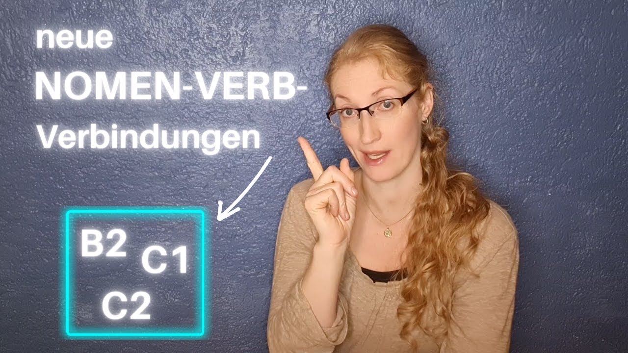 5 neue Nomen Verb Verbindungen | B2 C1 C2 | Perfektes Deutsch