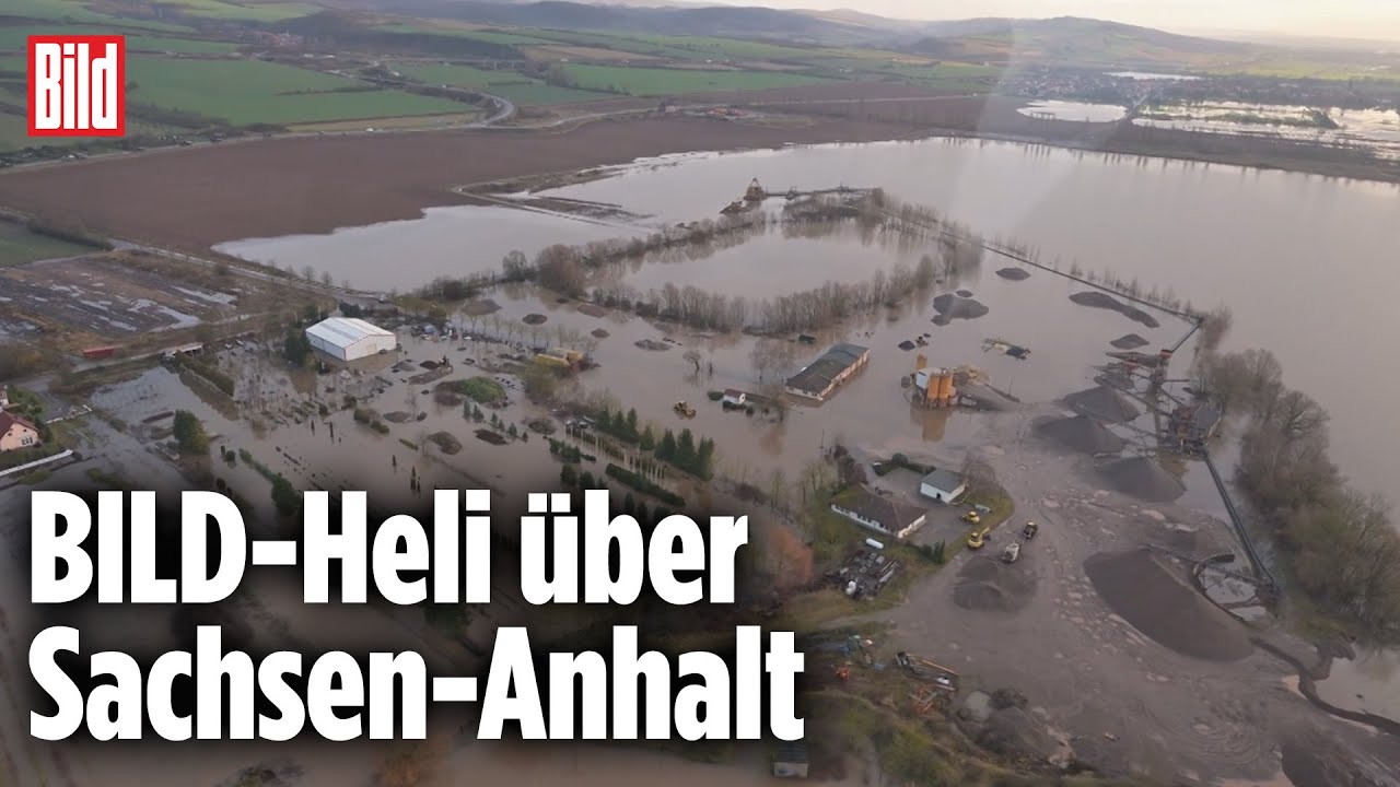 Das Hochwasser-Drama von oben