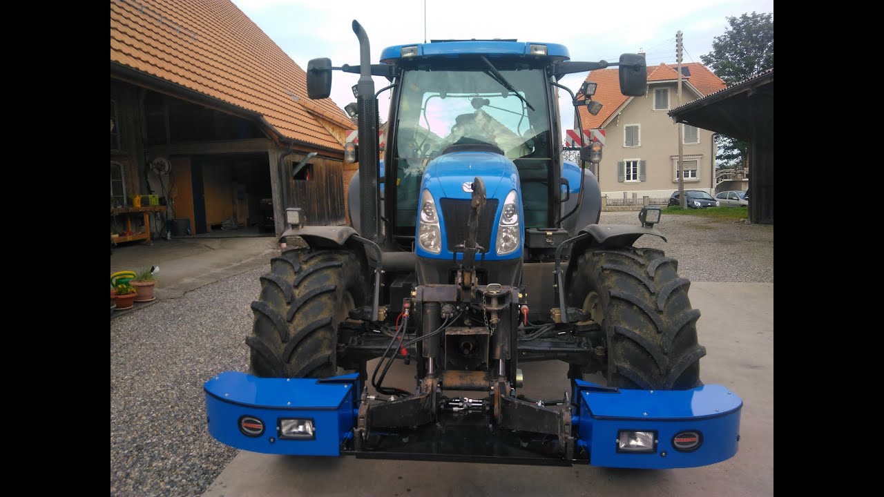 Unterfahrschutz für New Holland TS110A selbstgemacht