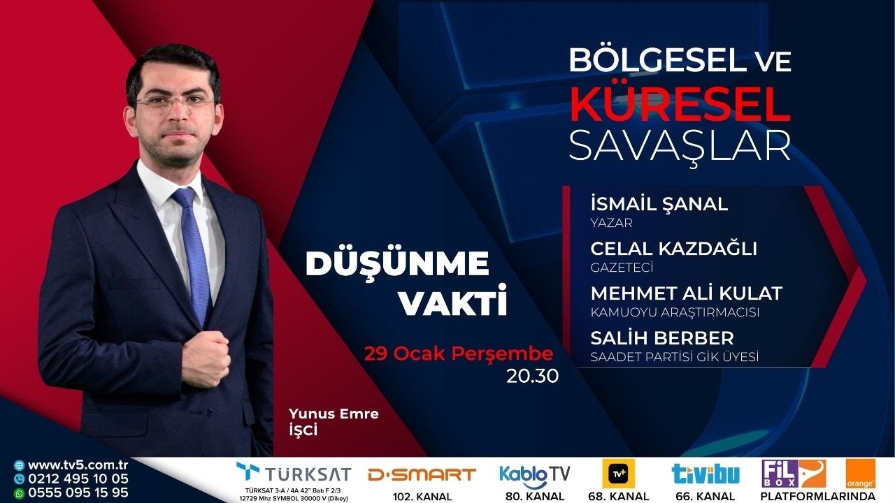 🔴#CANLI | Suriye üzerinden Orta Doğu nasıl dizayn ediliyor? – Düşünme Vakti – Yunus Emre İşci
