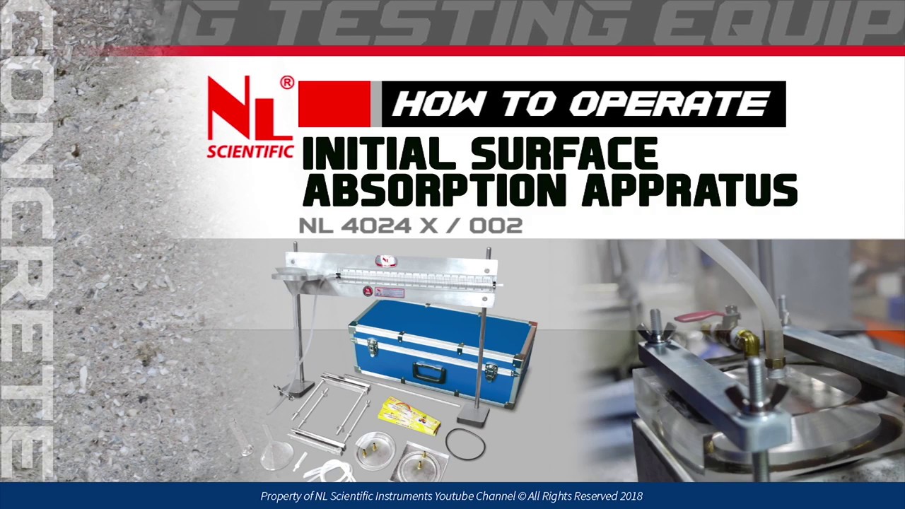 How To Operate : Initial Surface Absorption