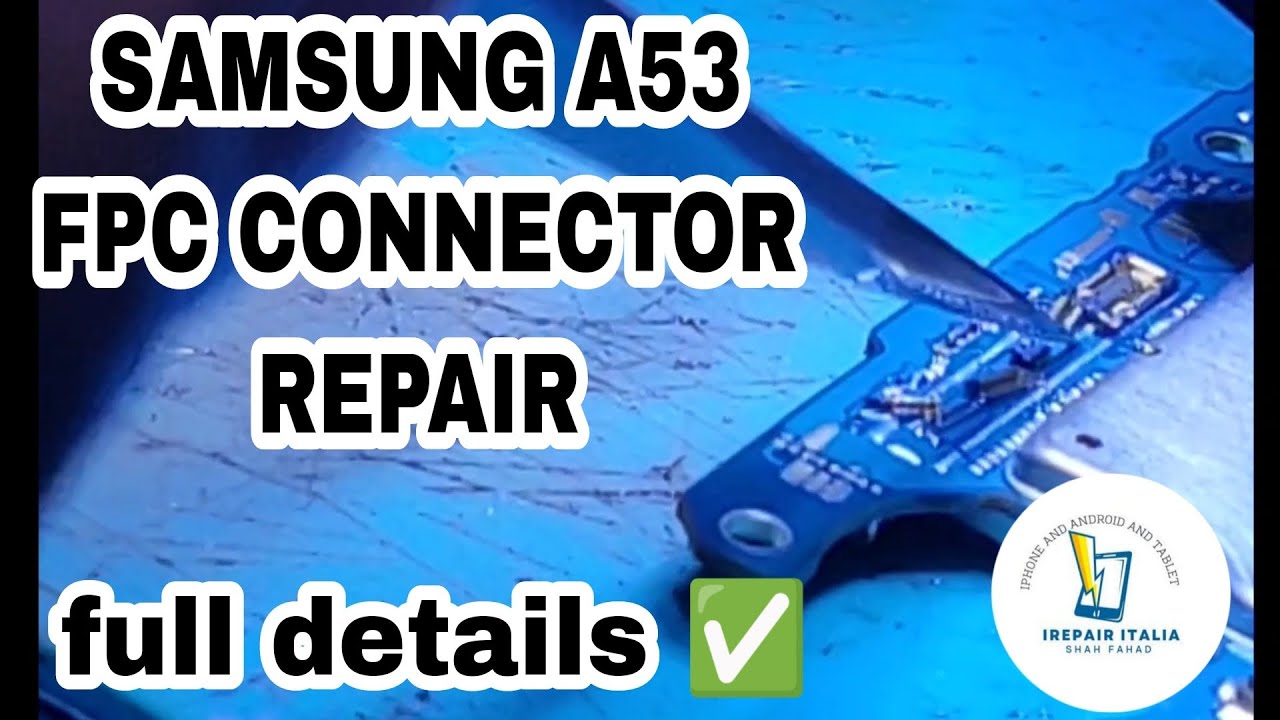 Samsung A53 FPC ✅| Main board connector repair|  tutorial | #samsung #FPC #a53 #doctor #microsolder