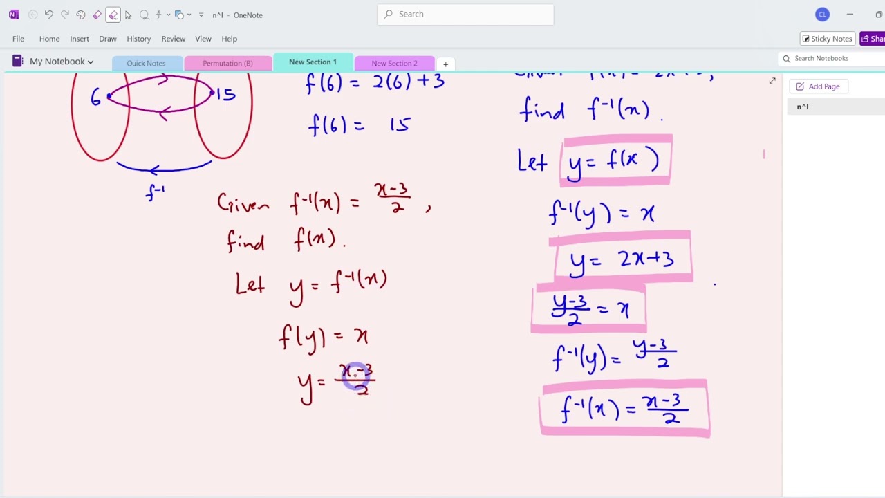 F4 AM C1 (Inverse Function, Part 1, Mandarin)