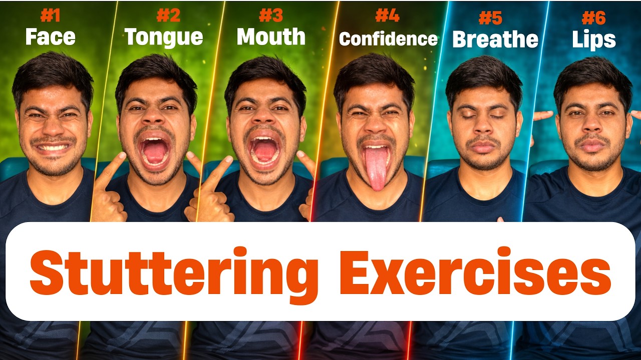 Yoga For Stammering & Speech Anxiety Treatment, 15 Min Exercise Schedule