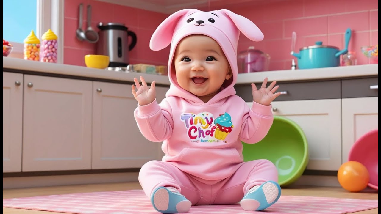 Tiny Chef Candy Kitchen | Fun Cooking & Learning Video for Toddlers
