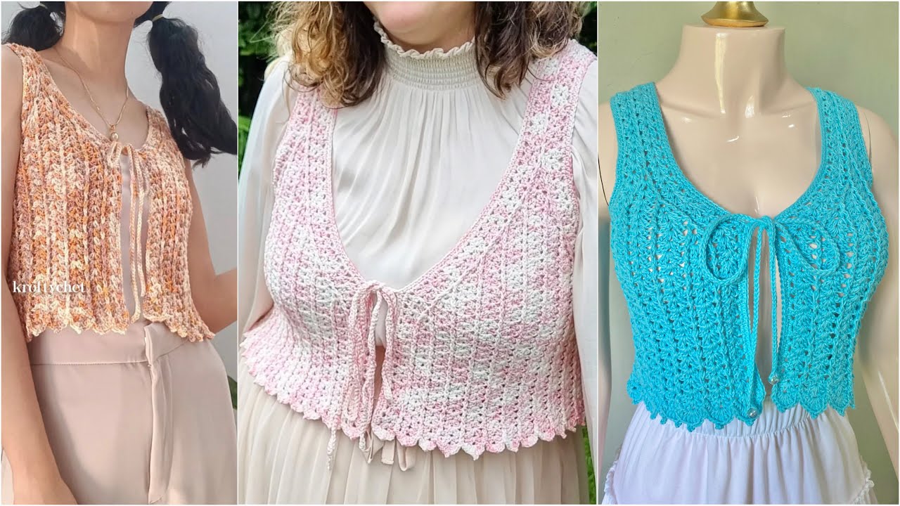 SEIRA CROCHET TOP TUTORIAL l For all sizes