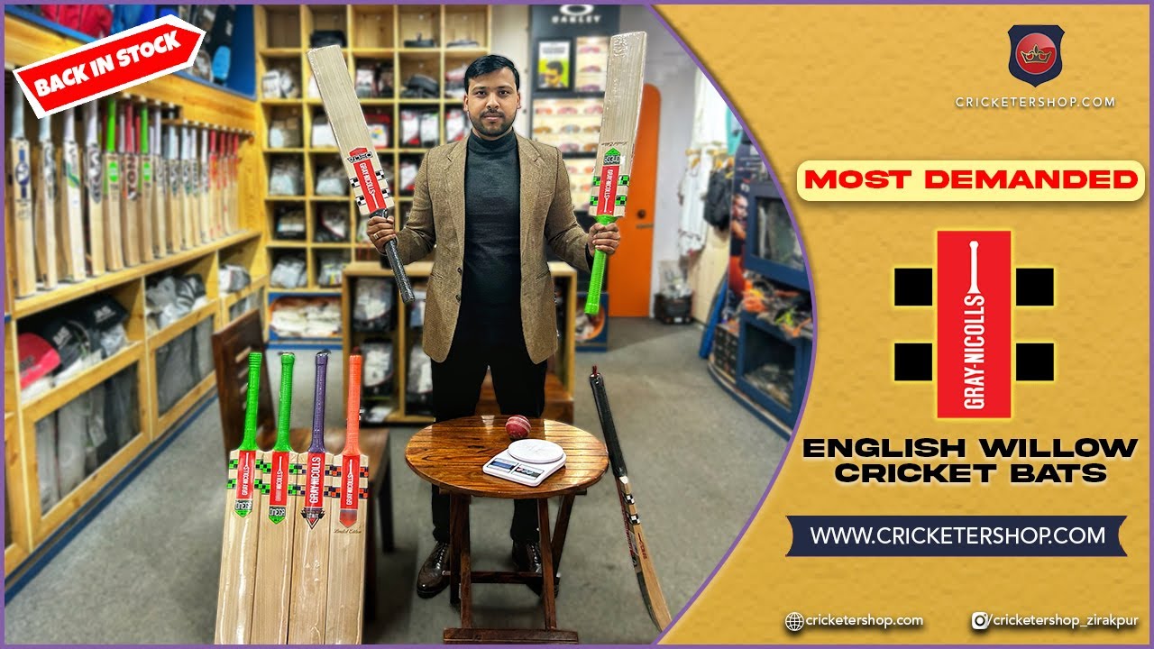 Gray Nicolls Most Demanded English Willow Cricket Bat Back In Stock | Latest Range | Powerful Bats