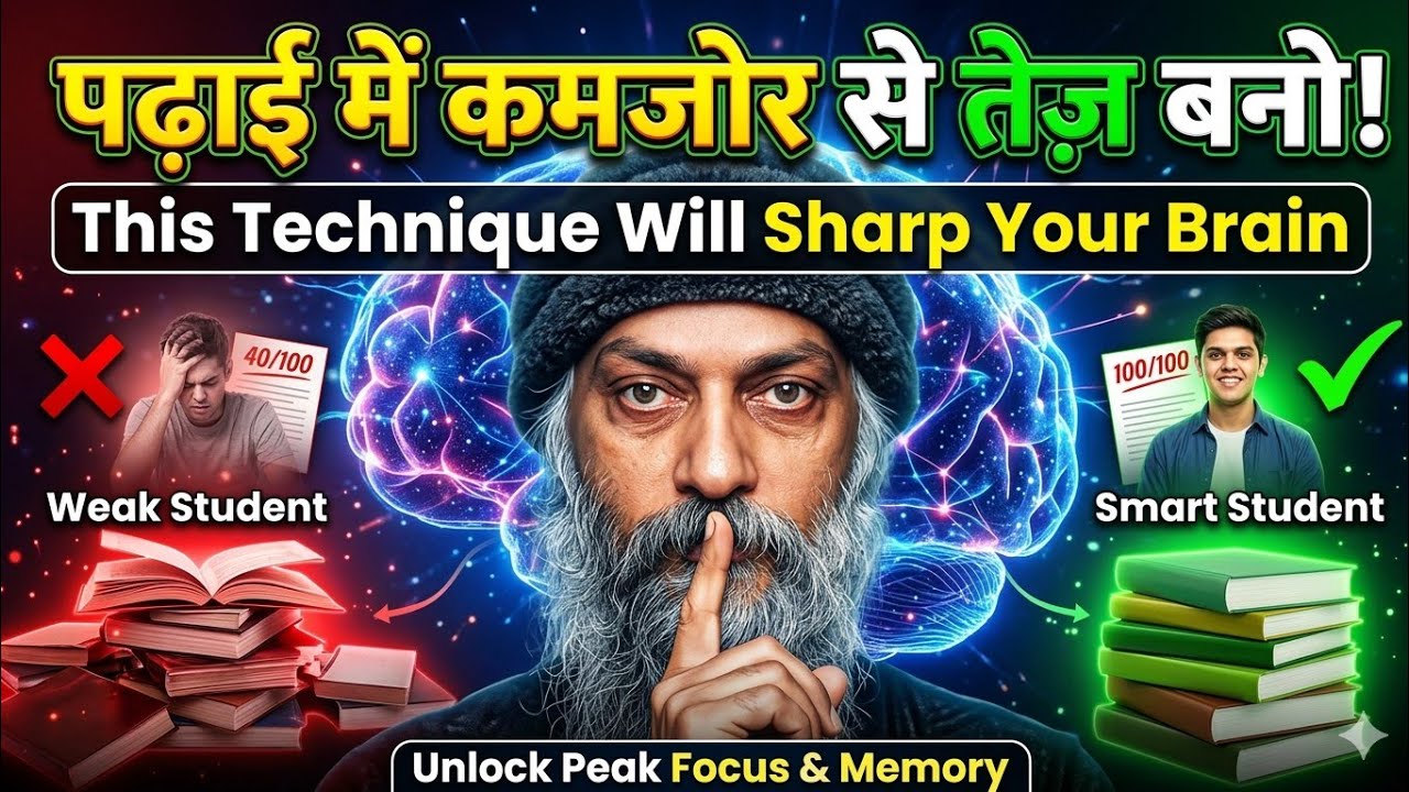 How to go from weak to strong in studies? | This old trick will 💯 sharpen your mind in studies