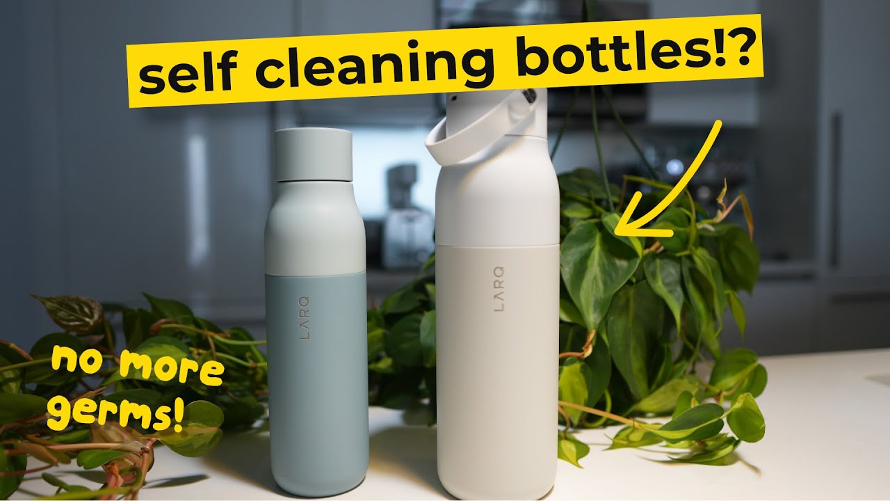 the BEST and ONLY WATER BOTTLE you need cleans ALL BACTERIA and GERMS! LARQ Purevis UV