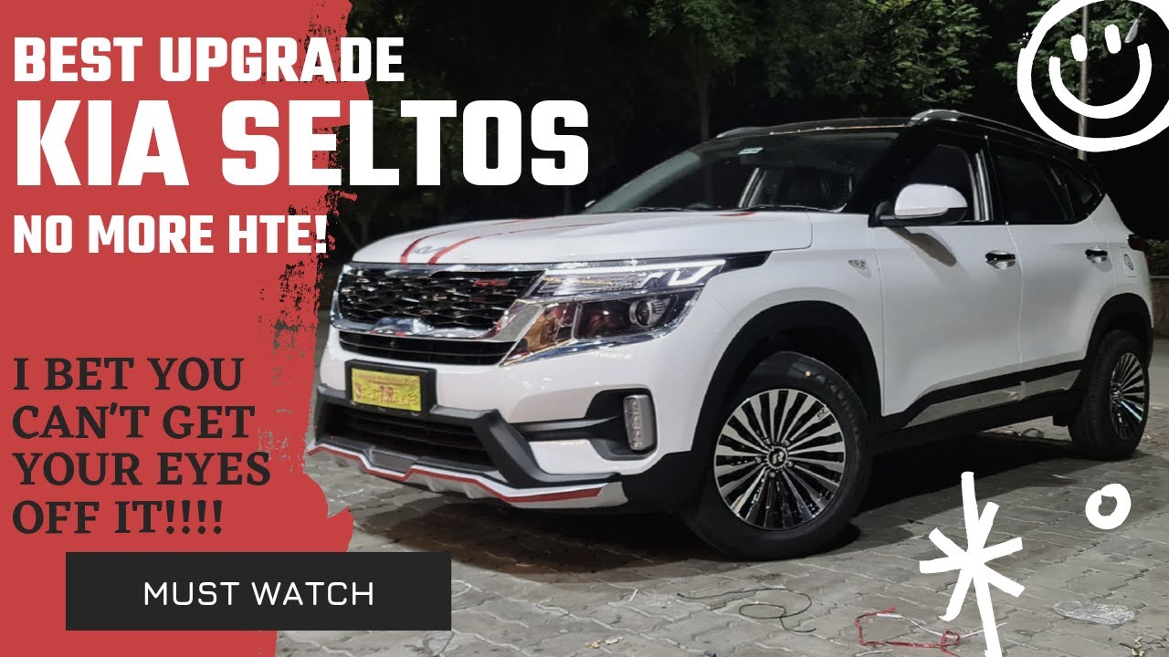 KIA SELTOS HTE ПОЛУЧИЛ ЛУЧШИЕ В СВОЕМ КЛАССЕ АКСЕССУАРЫ || ВЫДАЮЩИЙСЯ АВТОМОБИЛЬ || ДВУХЦВЕТНЫЙ #...