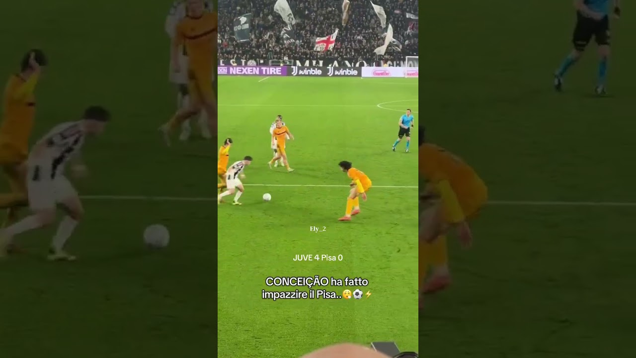 #JuvePisa: #Conceicao vs tutti 📹 Elisa Chiara #juventus #calcio #seriea #jland