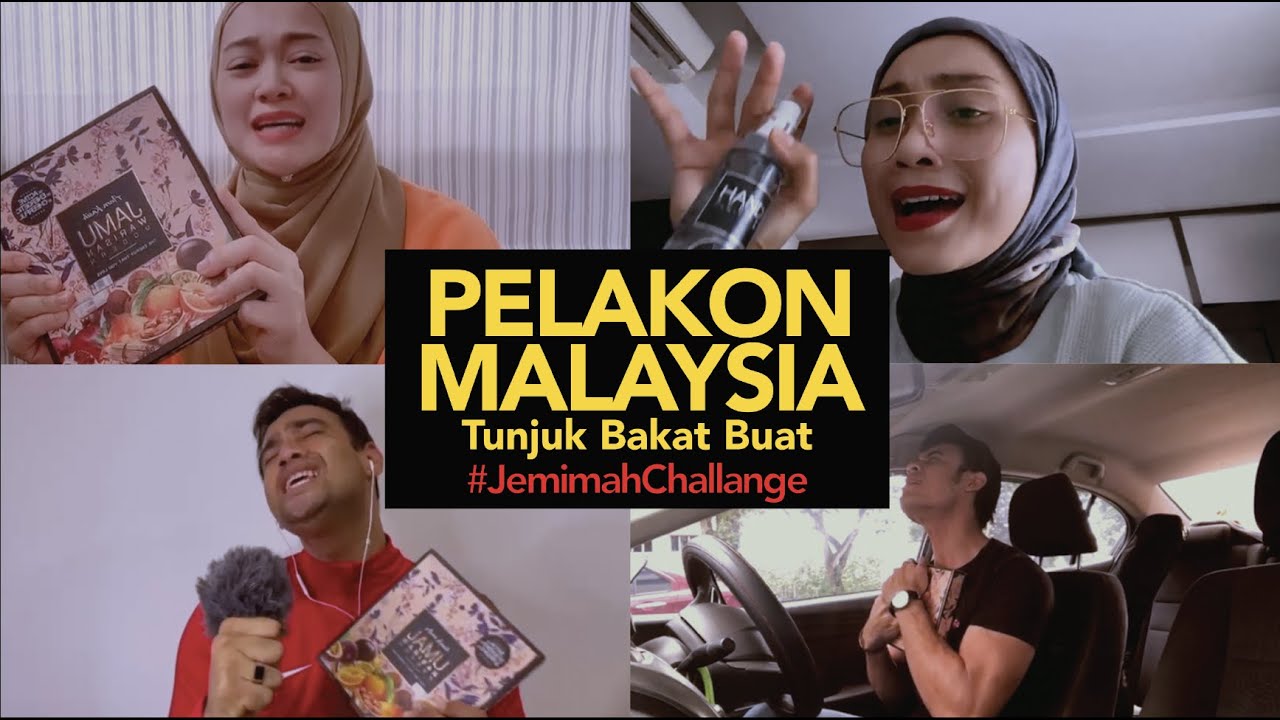#JEMIMAH CHALLENGE -  Faye Kusairi/ Wan Sharmila /  Azlee Khairi /Syazuwan Hassan. Pelakon Malaysia
