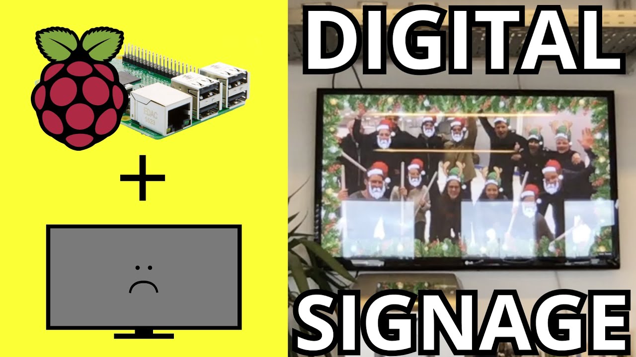 DIGITAL SIGNAGE WITH RASPBERRY PI