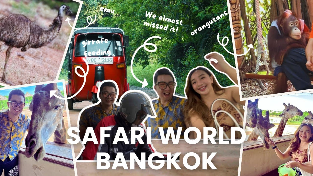 Day 2 - Part 1 SAFARI WORLD ADVENTURE BANGKOK VLOG -ALMOST LATE & STRESSED...BUT WE MADE IT !!! 😂
