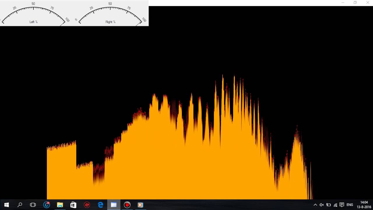 Chandelier (Acoustic Version) - Gitaar Meespelen VU Meting (VU Measurement Play The Guitar)