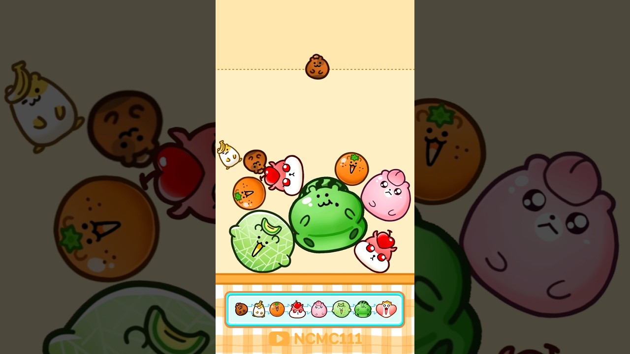 Watermelon game (Animation Memes) #suikagame #watermelongame #cute #funny