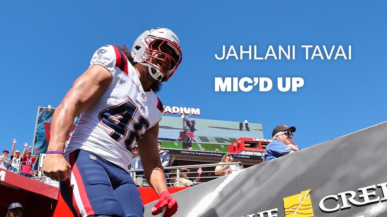 MIC’D UP: Jahlani Tavai Mic’d Up at San Francisco 49ers | New England Patriots NFL Week 4