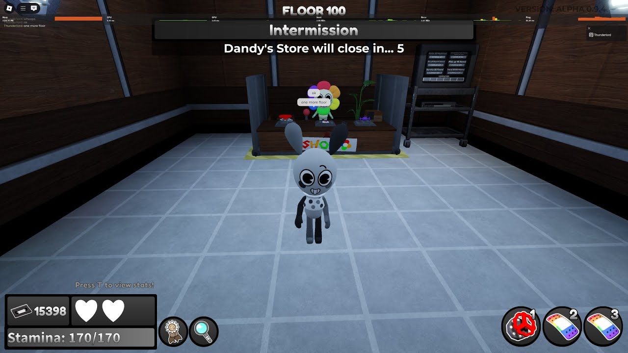 Dandy's World: I Beat Floor 100 Solo